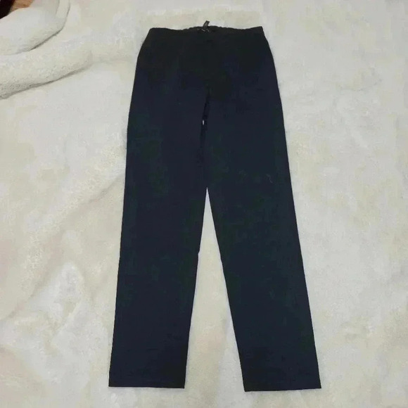 Eileen Fisher Washable Stretch Crepe Slim Ankle Pants Black Size S Rayon Nylon - Picture 4 of 8